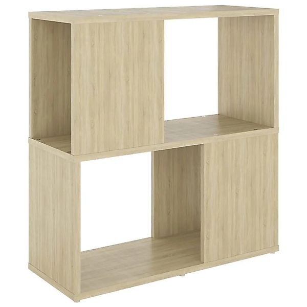 vidaXL Bücherregal Sonoma-Eiche 60x24x63 cm Holzwerkstoff 809065 günstig online kaufen