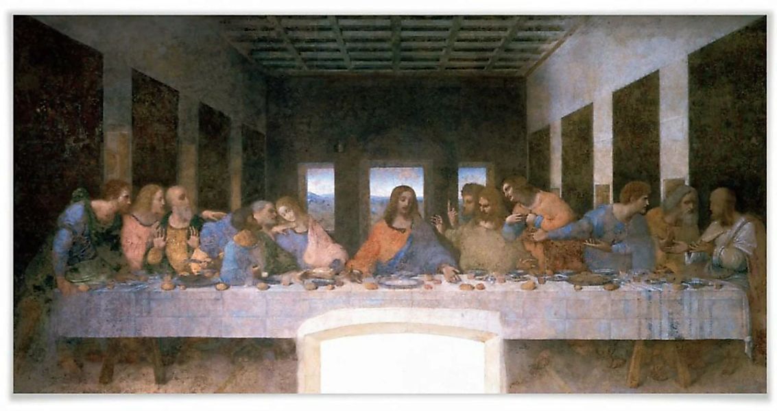Wall-Art Poster "Das letzte Abendmahl", Religion, (1 St.) günstig online kaufen