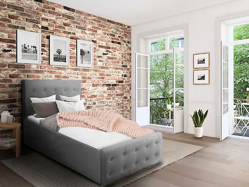 Home affaire Polsterbett "Vaine" in 5 Breiten, auch in Länge 220 cm, incl. günstig online kaufen