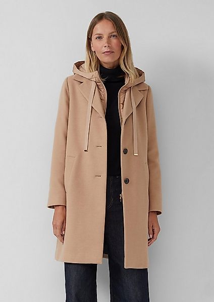 s.Oliver Wintermantel Outdoor-Mantel Weicher Mantel aus Viskosemix mit fixi günstig online kaufen