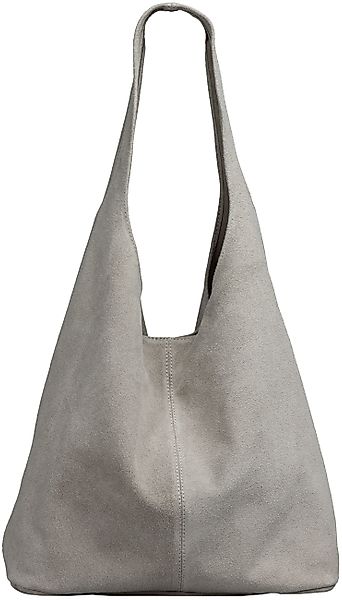 Caspar Schultertasche große Damen Wildleder Tasche günstig online kaufen