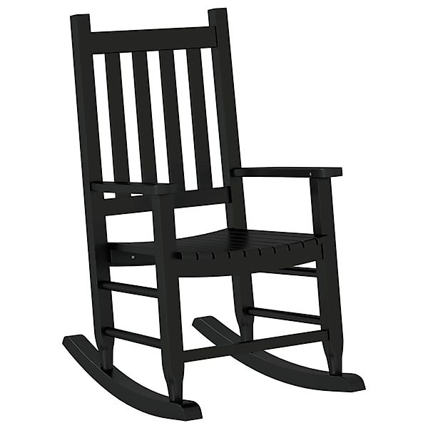 vidaXL Schaukelstuhl Schaukelstuhl für Kinder Schwarz günstig online kaufen