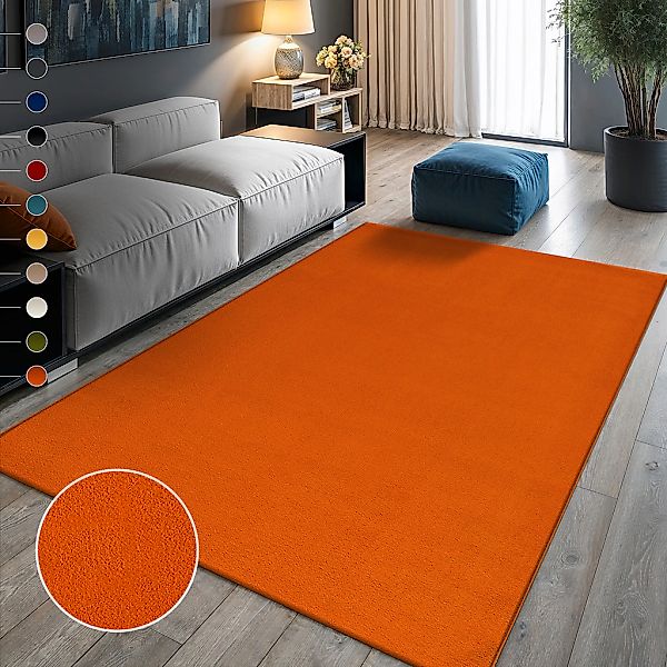 Sanat Teppich "UNI, auch als Läufer- und Rundgrößen erhältlich" rechteckig günstig online kaufen