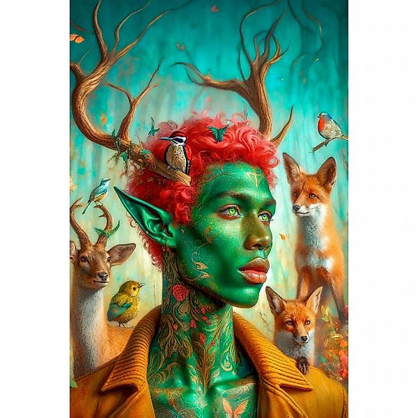 queence Acrylglasbild "Waldelfen - Katharina Kolenda" Blumen  Blumenbilder günstig online kaufen