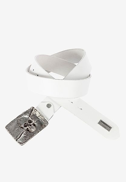 Cipo & Baxx Ledergürtel, mit stylischem Totenkopfmotiv günstig online kaufen