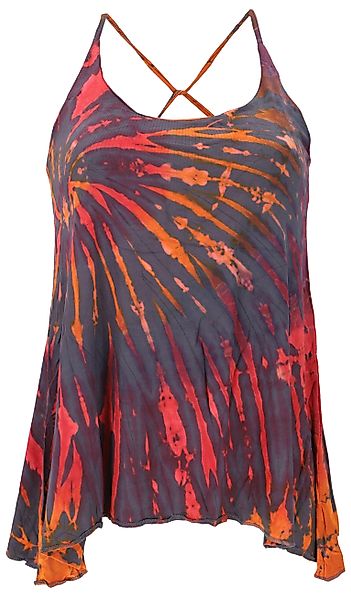 Guru-Shop T-Shirt Sommerliches Boho Batik Top, günstig online kaufen