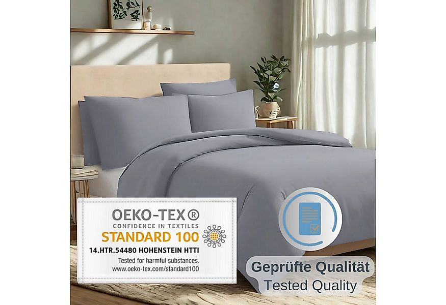 Komfortec Bettwäsche Premium, 135 x 200 bis 220 x 240 cm, 6 verschiedene Gr günstig online kaufen