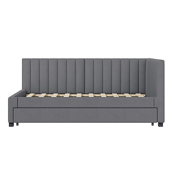 Odikalo Polsterbett Jugendbett 90*200cm, Ausziehbares Schlafsofa, Multifunk günstig online kaufen