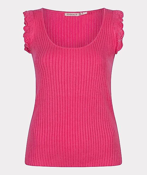 Esqualo T-Shirt Esqualo Top mit Häkel günstig online kaufen