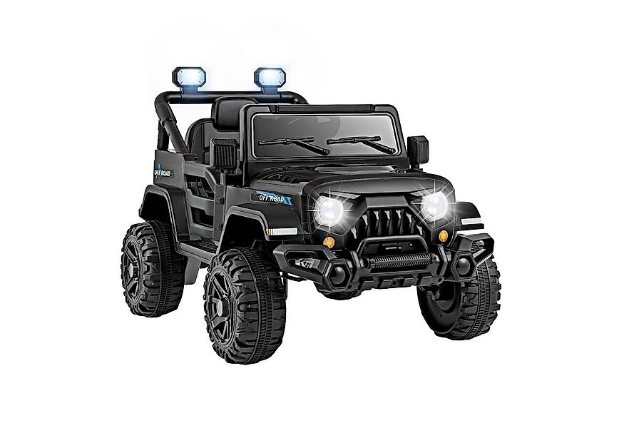 COSTWAY Elektro-Kinderauto, Belastbarkeit 30 kg, Elektrofahrzeug mit LED-Le günstig online kaufen