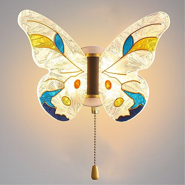 MUPOO LED Wandleuchte LED Wandleuchte Schmetterling günstig online kaufen