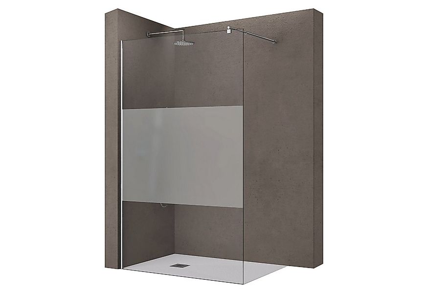 doporro Walk-in-Dusche Duschkabine Duschwand 8mm ESG-Glas Stabilisator aus günstig online kaufen