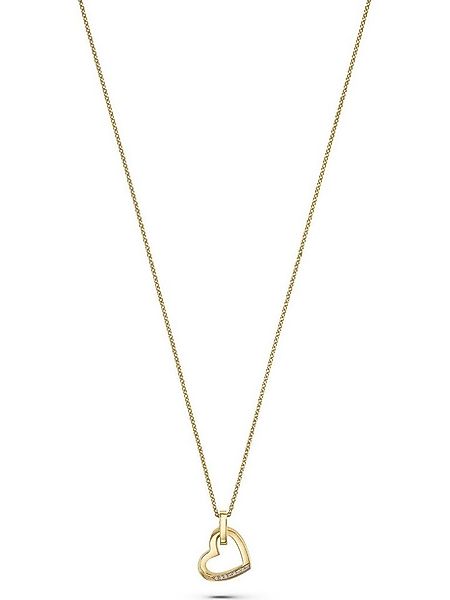 JETTE Silberkette JETTE Damen-Kette 8 Zirkonia Herz, TWISTED HEART günstig online kaufen