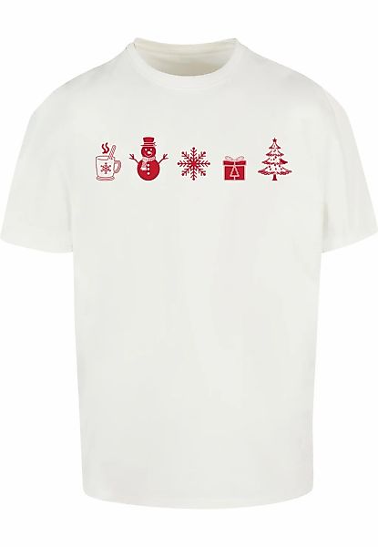 Merchcode T-Shirt "Merchcode Christmas Elements Tee" 1 Stk. tlg. günstig online kaufen