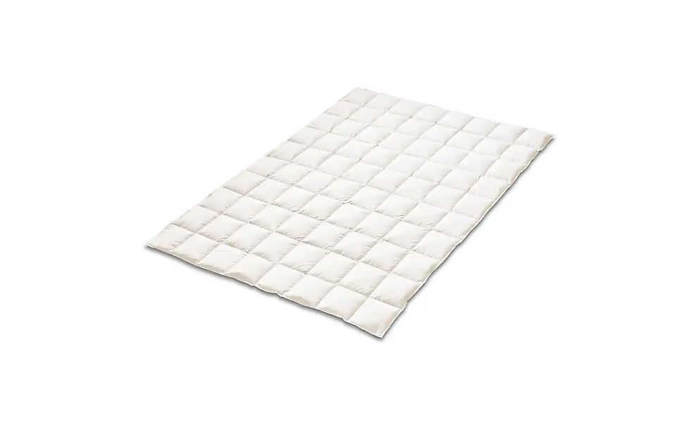 Kauffmann Sommerdaunen Leicht-Steppbett   ¦ weiß ¦ Maße (cm): B: 155 H: 5 B günstig online kaufen