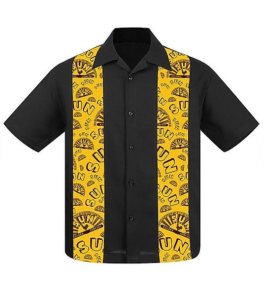 Steady Clothing Kurzarmhemd Logo Mini Panel Sun Records Bowling Shirt Vinta günstig online kaufen