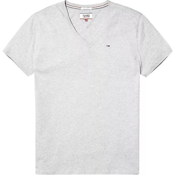 Tommy Hilfiger Original V-neck Kurzärmeliges T-shirt XL Light Grey Heather günstig online kaufen