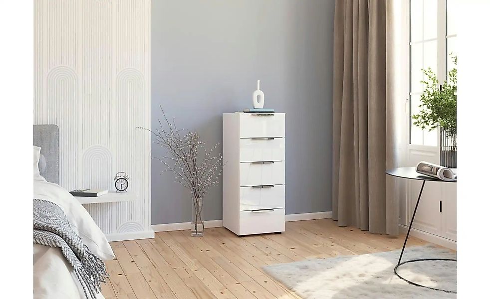Kommode  Flipp ¦ weiß ¦ Maße (cm): B: 40 H: 99 Kommoden & Sideboards > Komm günstig online kaufen