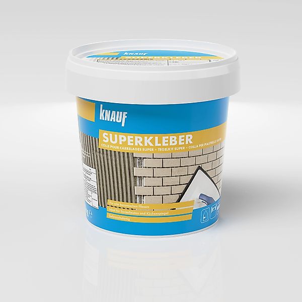 Knauf Fliesenkleber Superkleber Grau 1 kg günstig online kaufen