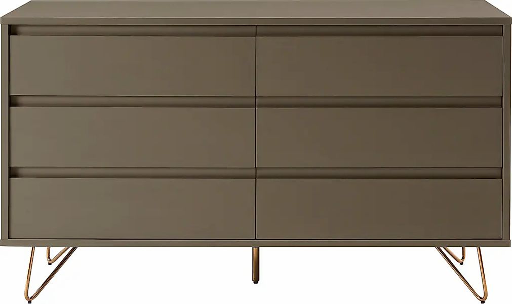 SalesFever Kommode "Bolton Design Sideboard mit Stauraum", Haarnadelbeine a günstig online kaufen