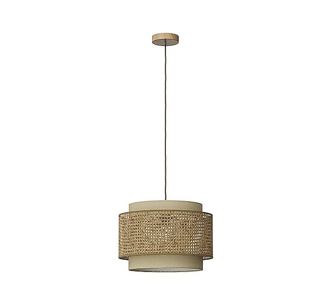 Vicco Pendelleuchte Morten, Rattan/Creme, 45 x 31 cm günstig online kaufen