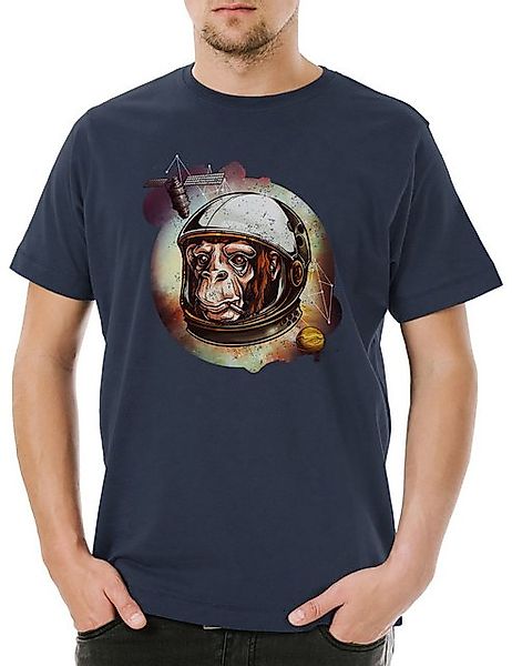 Urban Backwoods Print-Shirt Urban Backwoods Chimp Astronaut Herren T-Shirt günstig online kaufen