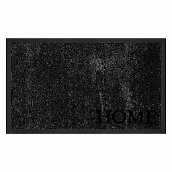 home24 Hanse Home Fußmatte Deluxe Home Webstoff Brown/Anthrazit 45x75 cm (B günstig online kaufen
