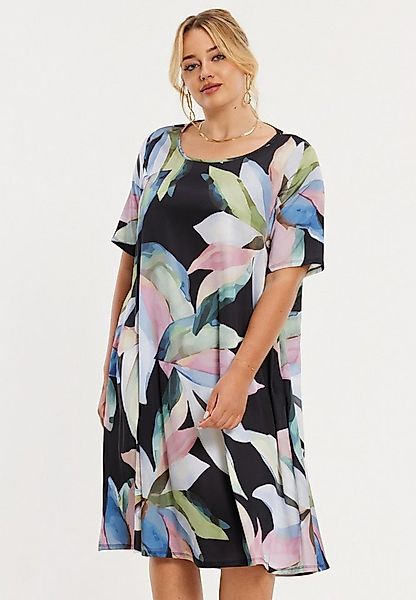 YOEK A-Linien-Kleid Damen Kleid mit Druck Bio-Baumwolle günstig online kaufen