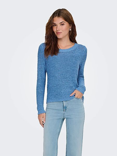 ONLY "ONLGEENA XO L/S PULLOVER KNT NOOS" Materialmix, regular fit günstig online kaufen