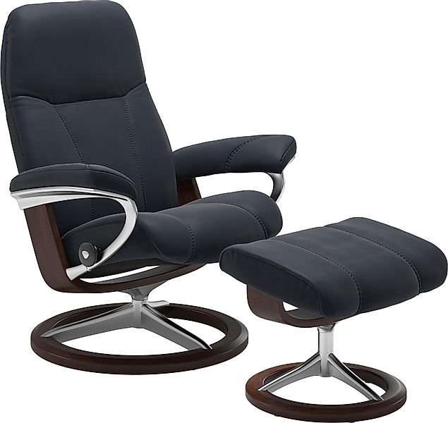 Stressless "Consul" Set, Relaxsessel mit Hocker, mit Hocker, mit Signature günstig online kaufen