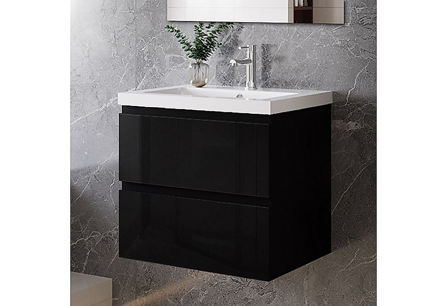 duschspa Waschtisch Waschbecken mit Unterschrank Badmöbel Set Badschrank Wa günstig online kaufen