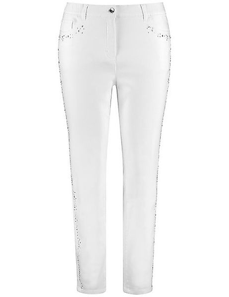 Samoon Stretch-Jeans 5-Pocket Jeans mit Nieten-Dekor Betty Jeans günstig online kaufen