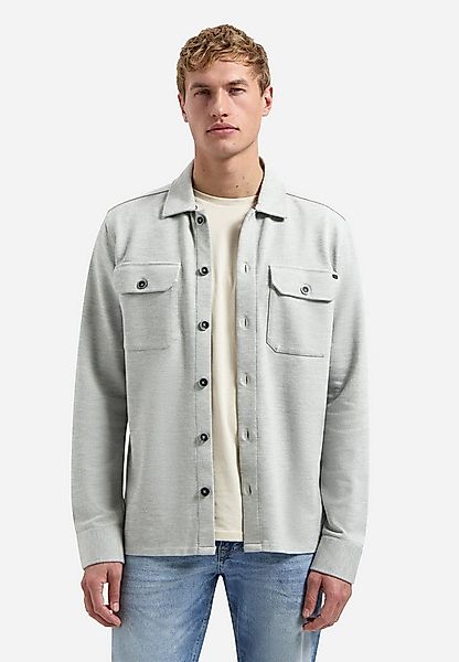 NO EXCESS Hemdjacke Overshirt Jersey Twill günstig online kaufen