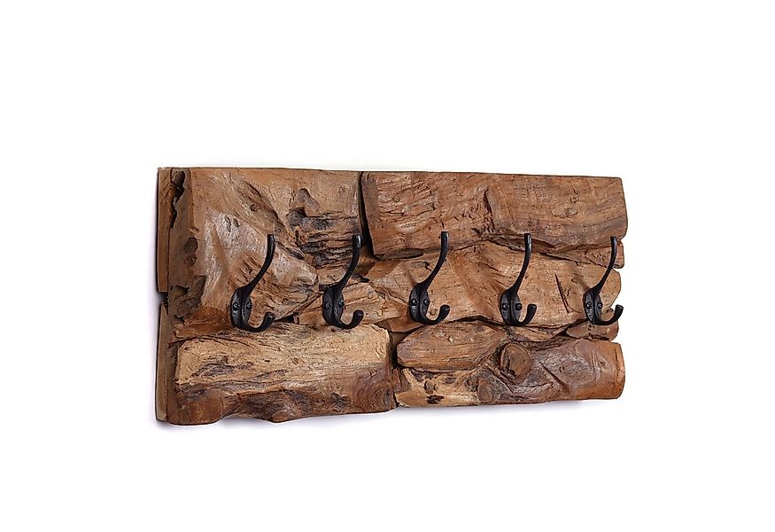 CREEDWOOD Wandgarderobe NATUR WANDGARDEROBE "MARA", 5 Haken, Treibholz, Gar günstig online kaufen