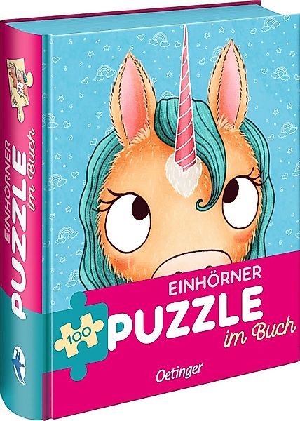 Oetinger Puzzle Einhörner. Puzzle im Buch, günstig online kaufen