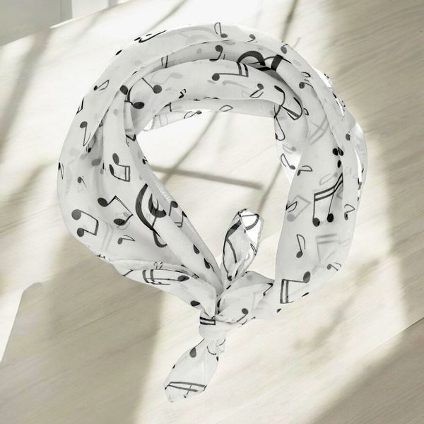 mugesh Schal Chiffon Schal Notenmotive, für günstig online kaufen