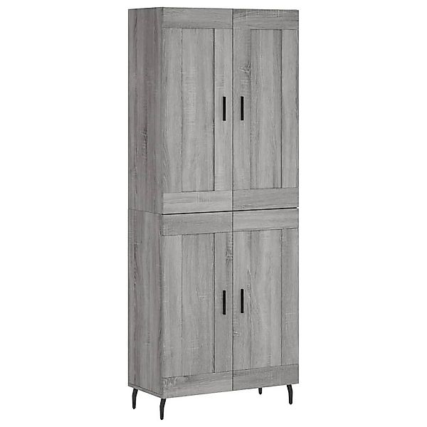 vidaXL Highboard Highboard Grau Sonoma 69,5x34x180 günstig online kaufen