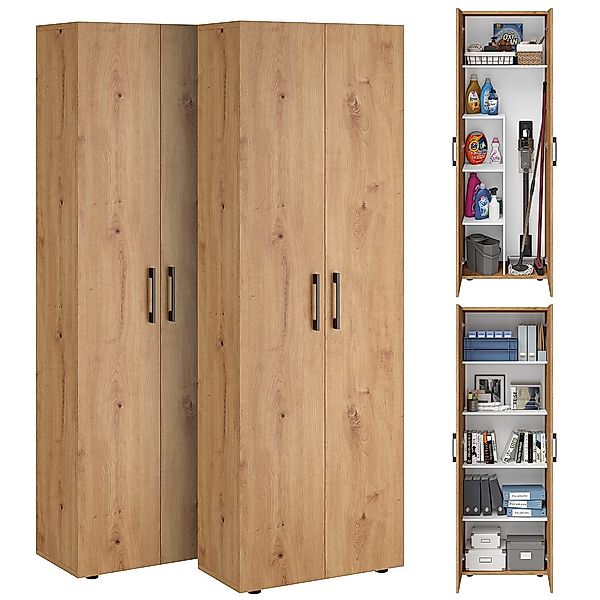 Bellamio Mehrzweckschrank-Set Apol, (Eichenoptik, 2er-Set), Akten- günstig online kaufen