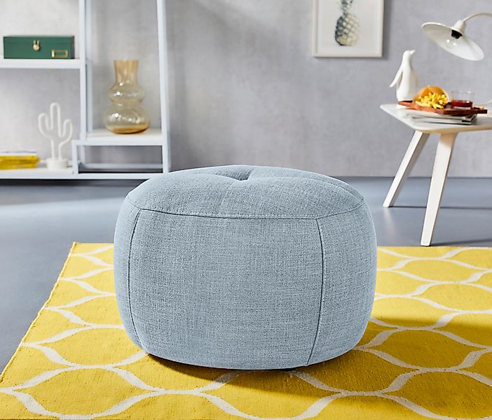 INOSIGN Hocker "Lounis", (Hockerprogramm V), Rundhocker in 2 Größen, "Soft günstig online kaufen