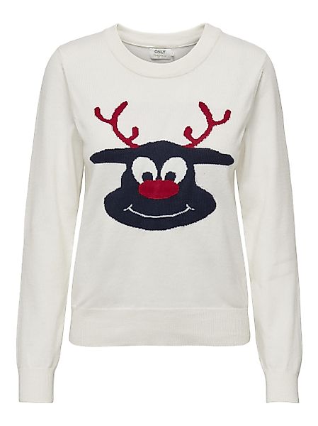 ONLY Strickpullover ONLXMAS REINDEER LS O-NECK günstig online kaufen