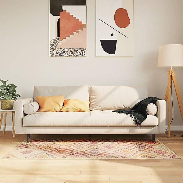 furnicato Teppich Waschbar Mehrfarbig 80x150 cm günstig online kaufen