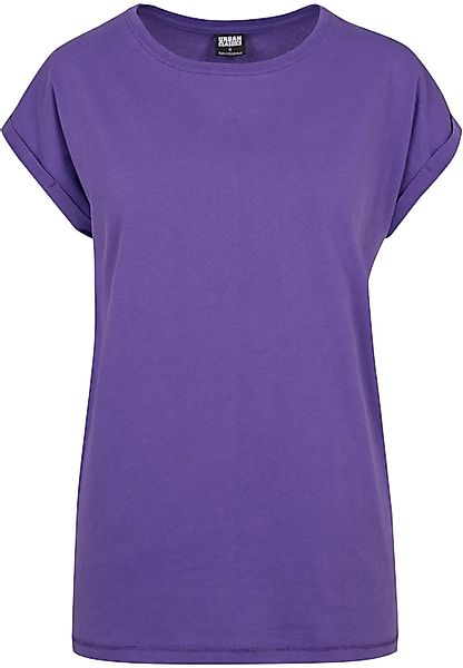 URBAN CLASSICS Kurzarmshirt "Urban Classics Damen Ladies Extended Shoulder günstig online kaufen