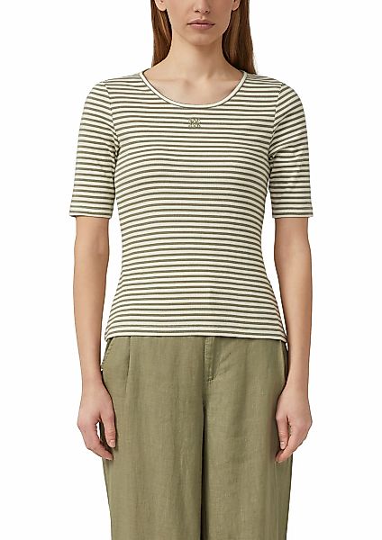 s.Oliver Rundhalsshirt Sommershirt mit feinen Streifen günstig online kaufen