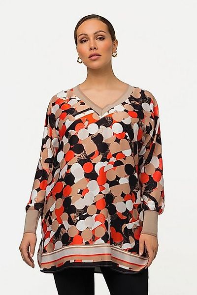 Ulla Popken Tunika Tunika Punkte Satin günstig online kaufen