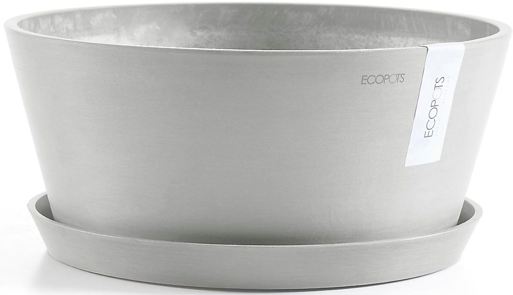 ECOPOTS Blumentopf Frankfurt 30 Weißgrau, für günstig online kaufen