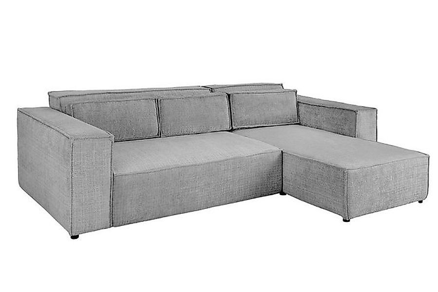 riess-ambiente Ecksofa BOSSA NOVA 265cm grau, Einzelartikel 1 Teile, Wohnzi günstig online kaufen