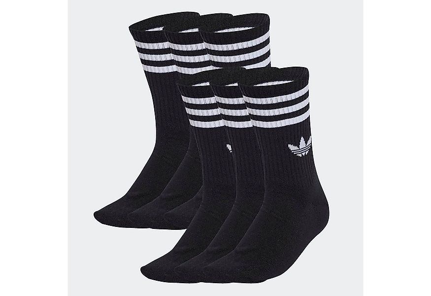 adidas Originals Sportsocken 3S CREW S 6P für Erwachsene, geripptes Materia günstig online kaufen