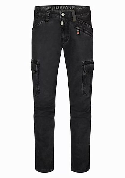 TIMEZONE Herren Cargo Hose BenTZ - Regular Fit - Schwarz - Caviar Black günstig online kaufen