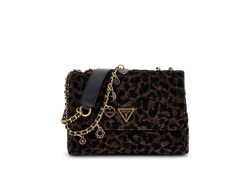 Guess Umhängetasche GUESS Schultertasche Giully II Dark Leo (1, 1-tlg., 1) günstig online kaufen