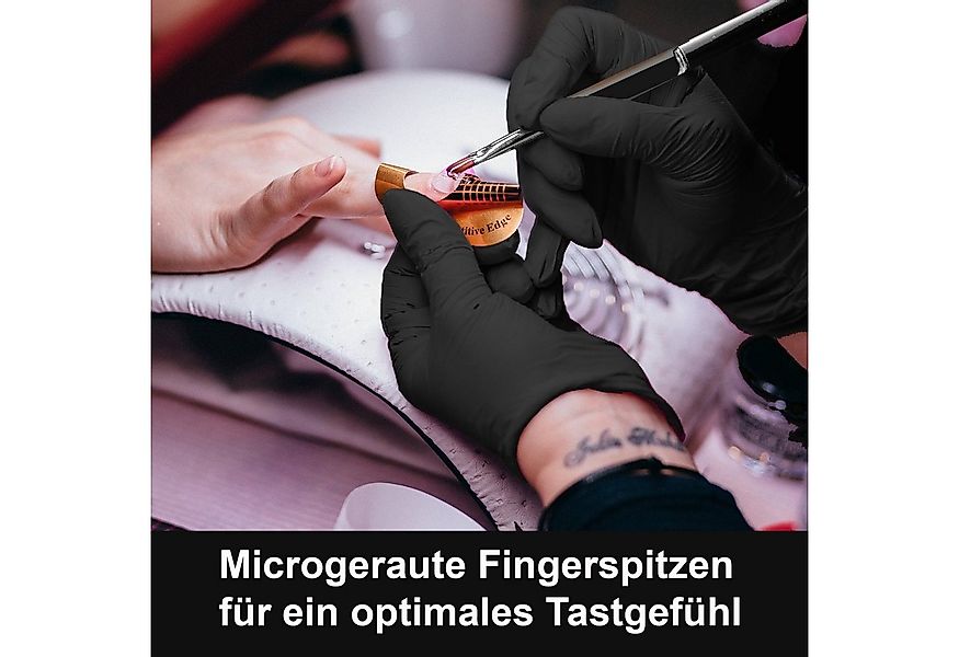 GUARD 5 Einweghandschuhe 100er - Box schwarze Hygiene- Koch- und Küchenhand günstig online kaufen